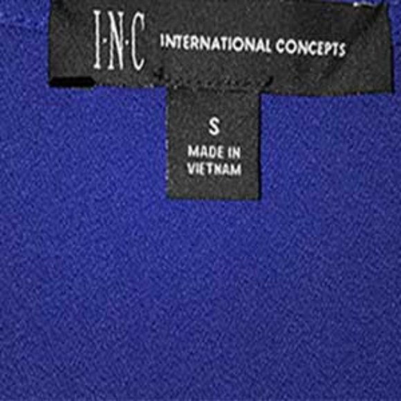 INC International Concepts 3 Ring Neckline Top - Picture 4 of 4